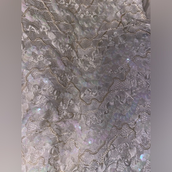 Late 80s/Early 90s Sequin and Velvet Mini Dress - Picture 6 of 6